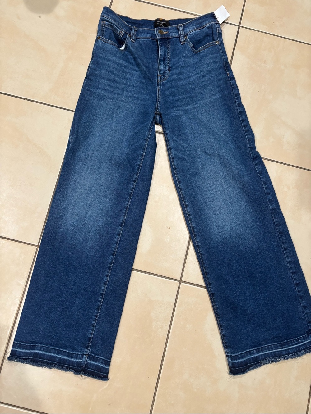 Banana Republic Deep Blue Wide-Leg Jeans